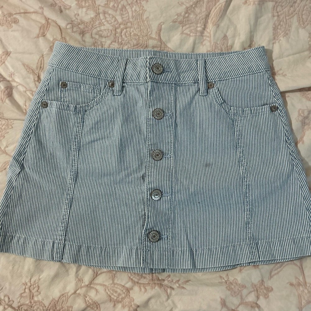 Striped Blue Skirt